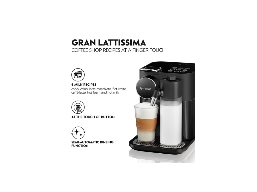 Nespresso Gran Lattissima F541 – One‑Touch Cappuccino Machine Qatar Nespresso Gran Lattissima F541 – One‑Touch Cappuccino Machine Qatar